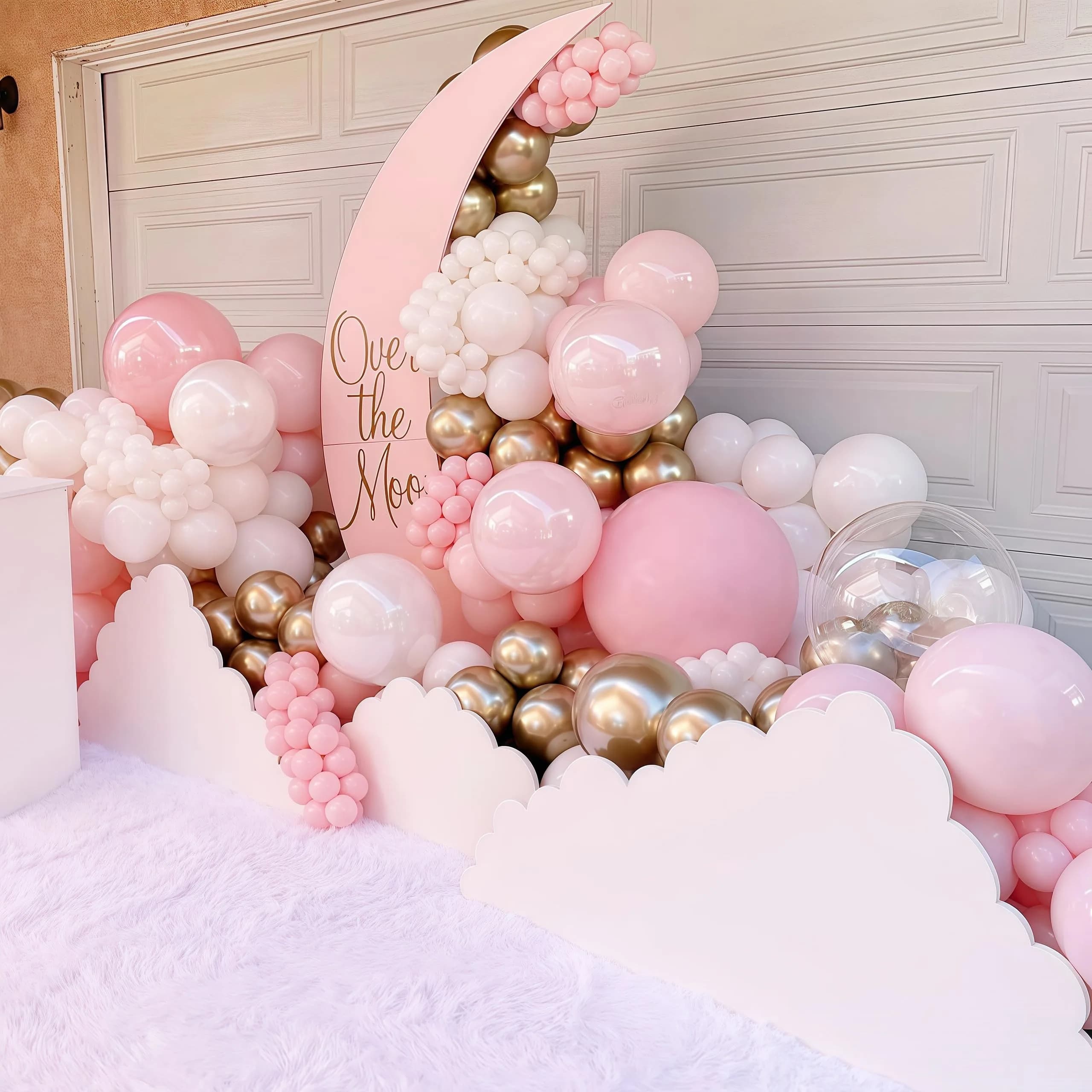 HILAVO Pink Gold Balloons Set 60Pcs 12 Inch | Assorted Colors Balloon Value Pack - view 6