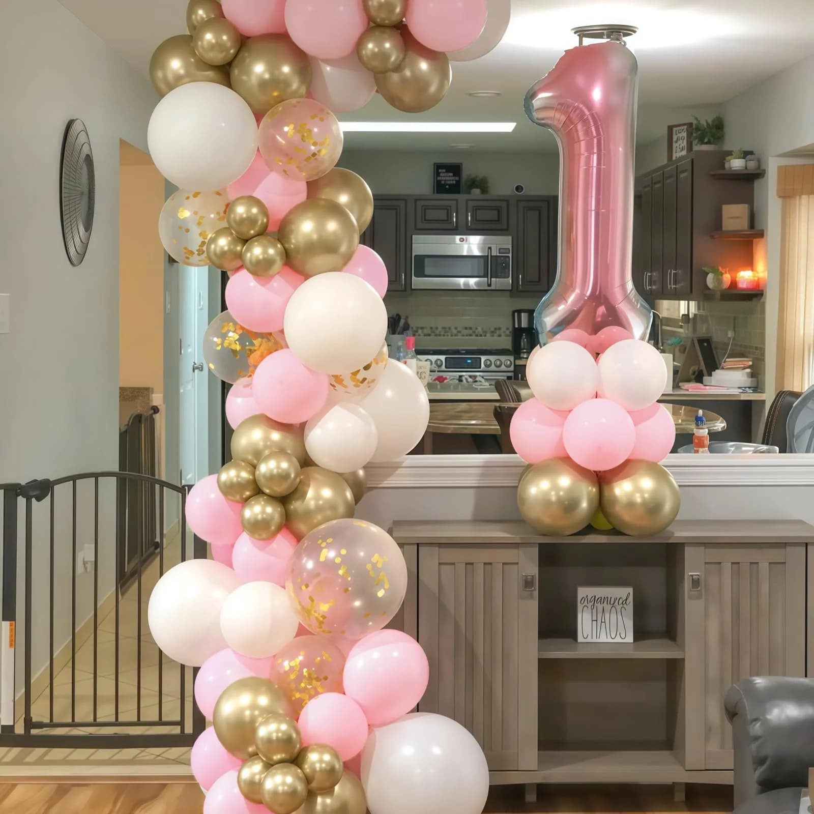 HILAVO Pink Gold Balloons Set 60Pcs 12 Inch | Assorted Colors Balloon Value Pack - view 8