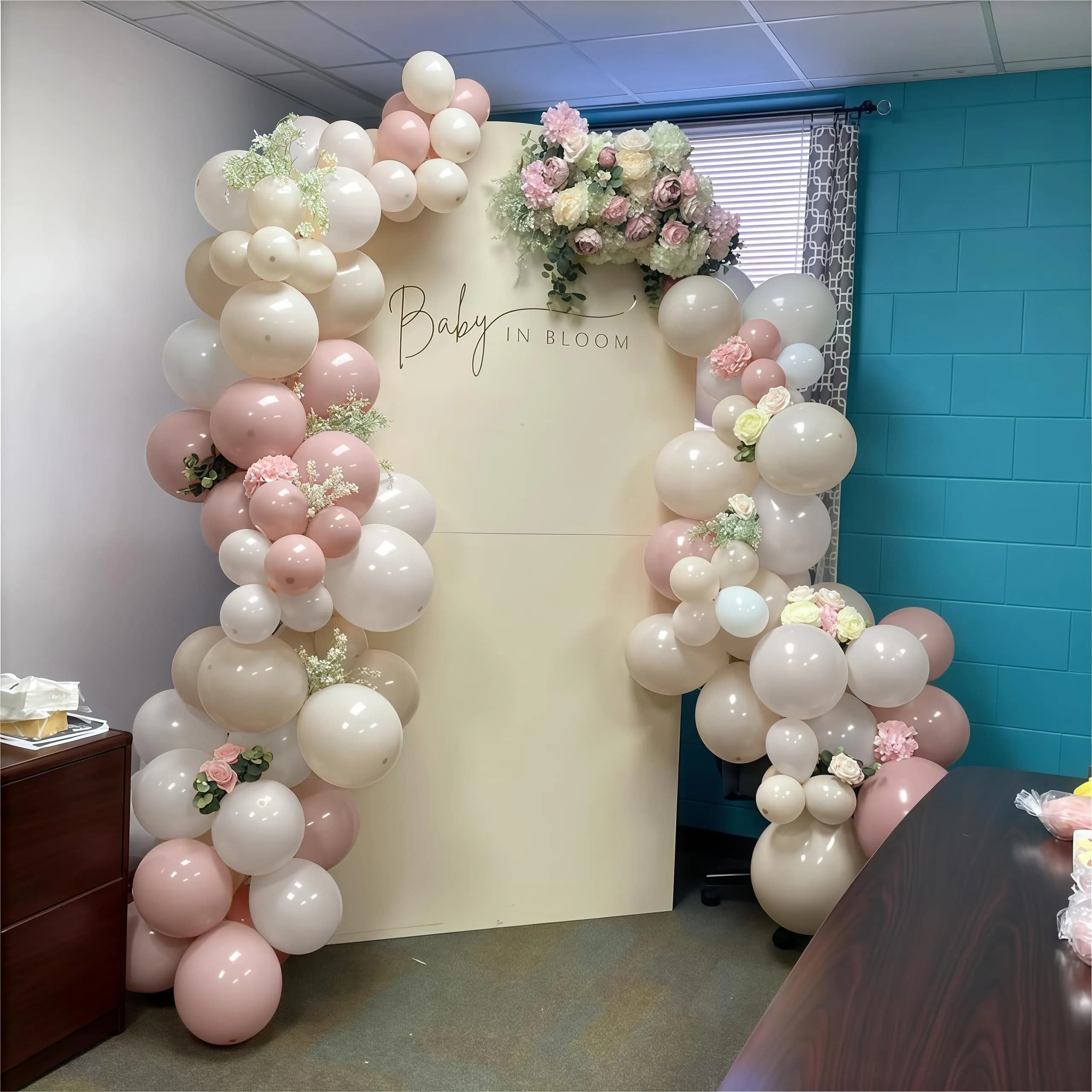 HILAVO Dusty Pink Balloons 60 Pcs 12 Inch | Assorted Colors for Birthday Decorations - view 5