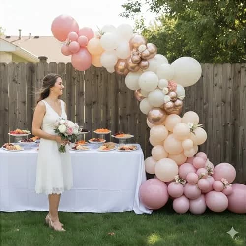 HILAVO Dusty Pink Balloons 60 Pcs 12 Inch | Assorted Colors for Birthday Decorations thumbnail 8