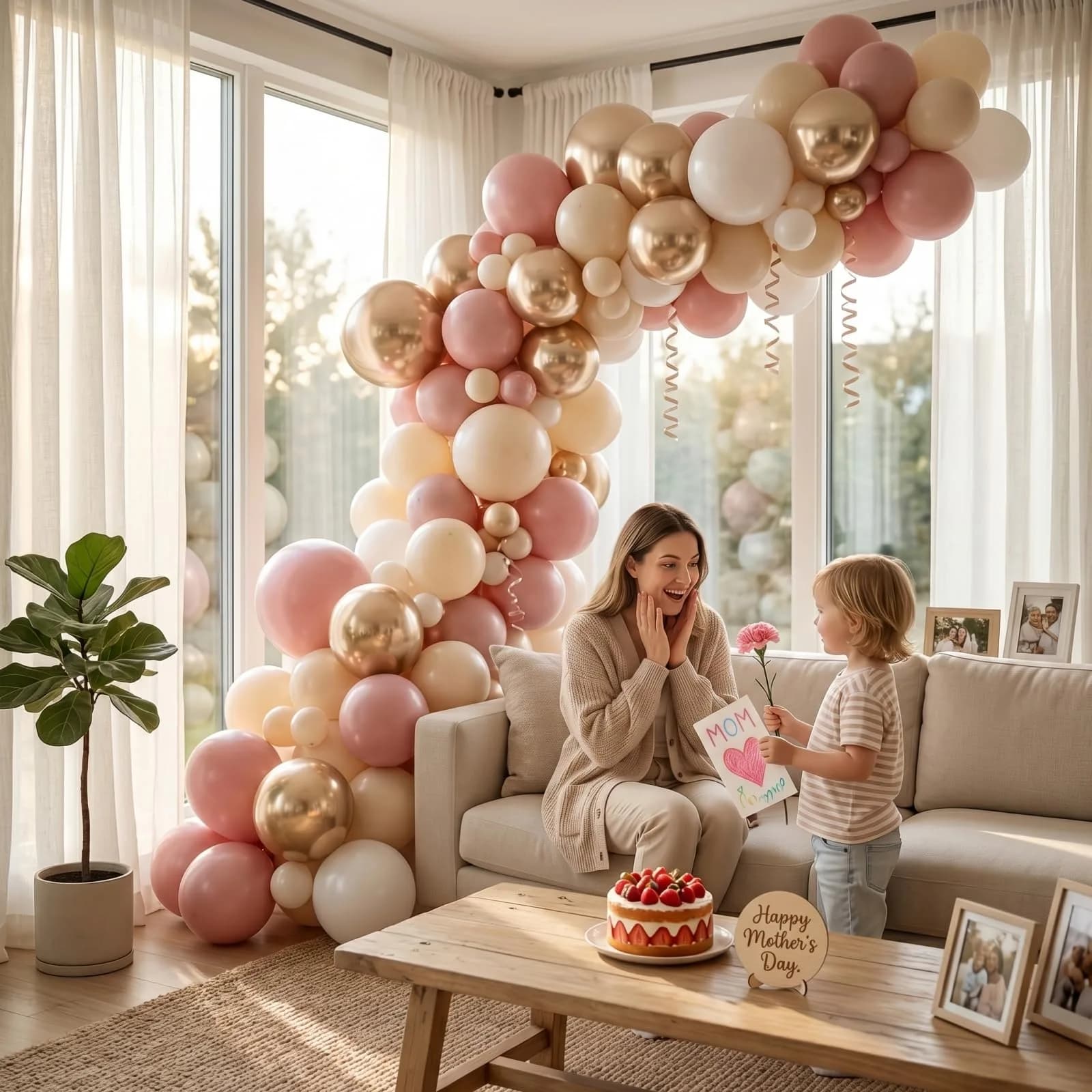 HILAVO Dusty Pink Balloons 60 Pcs 12 Inch | Assorted Colors for Birthday Decorations - view 4