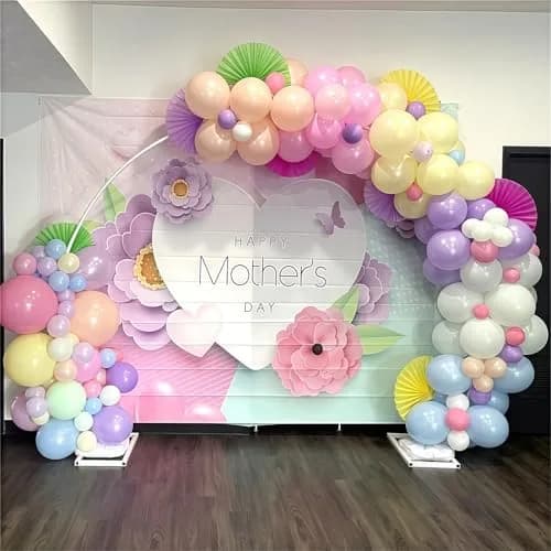 HILAVO Pastel Rainbow Balloons 60Pcs 12 Inch | Assorted Colors Latex Balloon for Party Decorations thumbnail 5