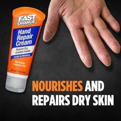 Fast Orange Hand Repair Cream 89ml (3 Fl Oz) | Repairs Dry Cracked Hands After Heavy-Duty Work thumbnail 4