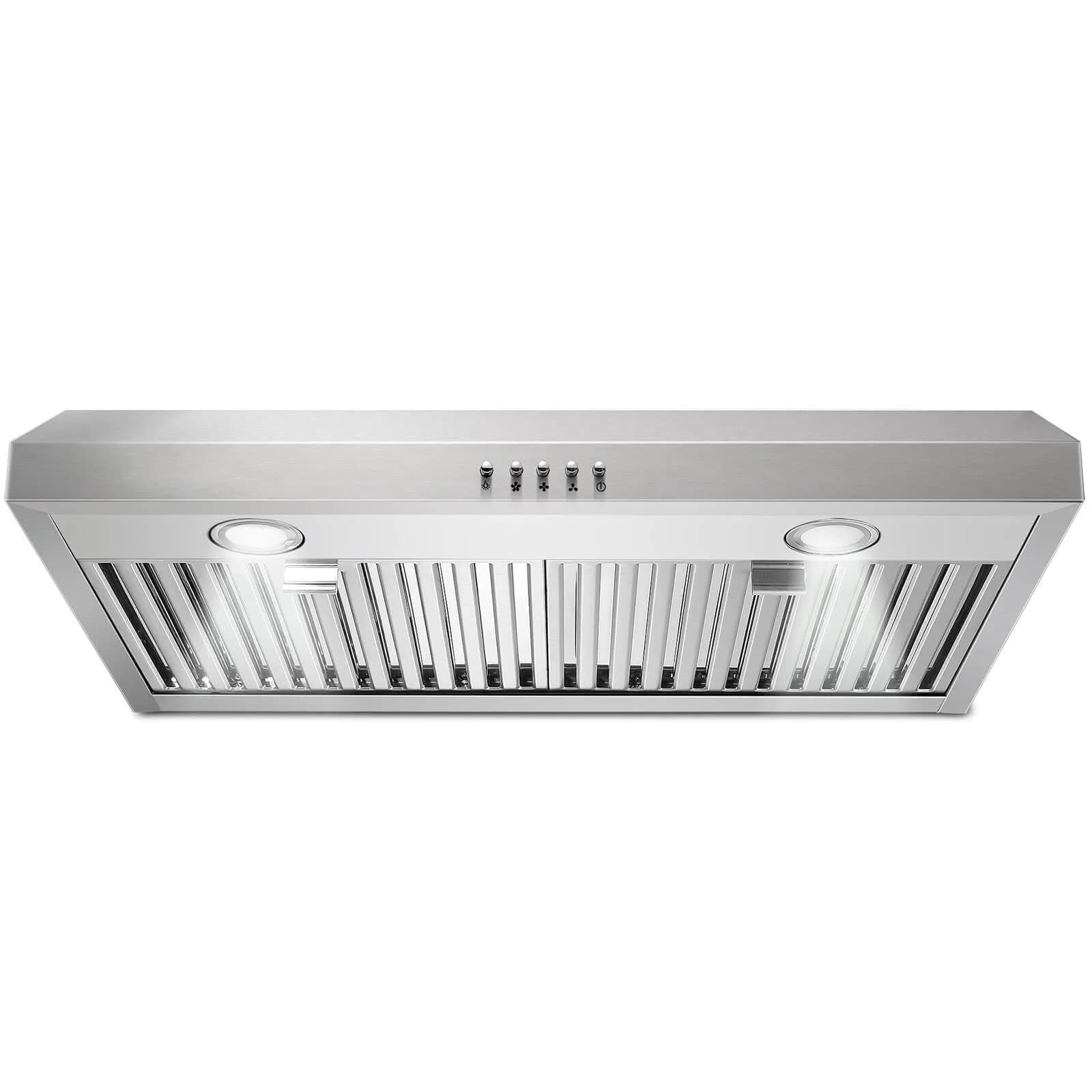 SNDOAS Under Cabinet Range Hood 30 inch Stainless Steel 700 CFM | 76.2 cm (30 inch) 3-Speed Push Button Control - main product image