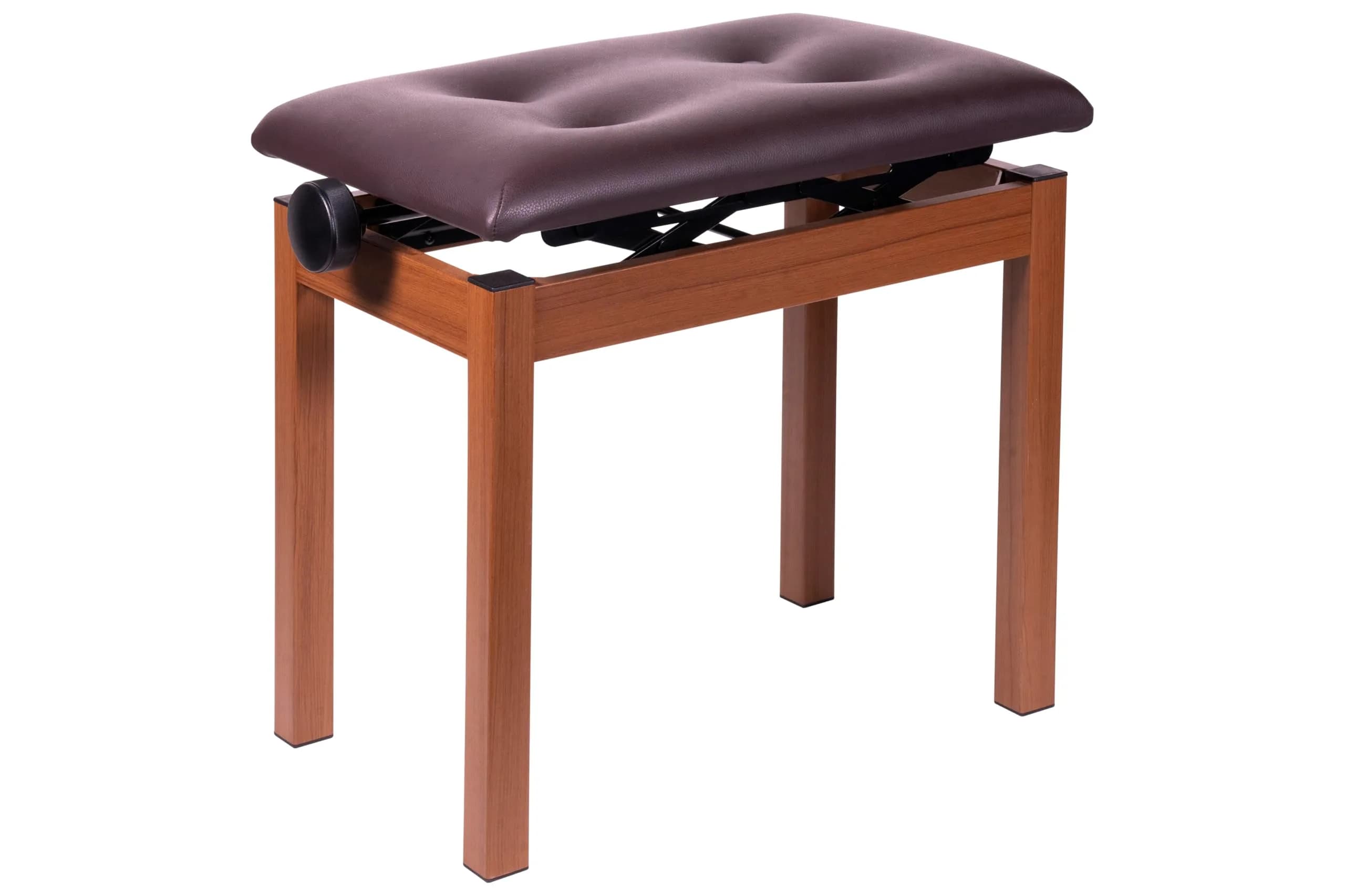 KORG PC-400-PB High Low Swivel Chair for Piano Poetic Brown | Stable, Adjustable, Elegant