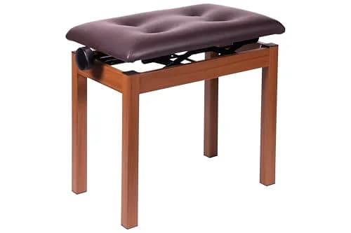 KORG PC-400-PB High Low Swivel Chair for Piano Poetic Brown | Stable, Adjustable, Elegant thumbnail 1