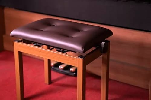 KORG PC-400-PB High Low Swivel Chair for Piano Poetic Brown | Stable, Adjustable, Elegant thumbnail 2
