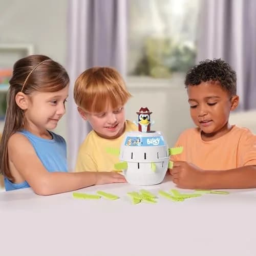 TOMY Pop Up Bluey Game - Family Action Game with 24 Crocodile Sticks | Educational Board Game for Kids Ages 4+ thumbnail 7