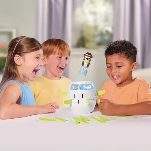 TOMY Pop Up Bluey Game - Family Action Game with 24 Crocodile Sticks | Educational Board Game for Kids Ages 4+ thumbnail 2