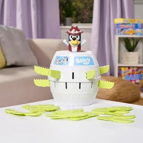 TOMY Pop Up Bluey Game - Family Action Game with 24 Crocodile Sticks | Educational Board Game for Kids Ages 4+ thumbnail 3