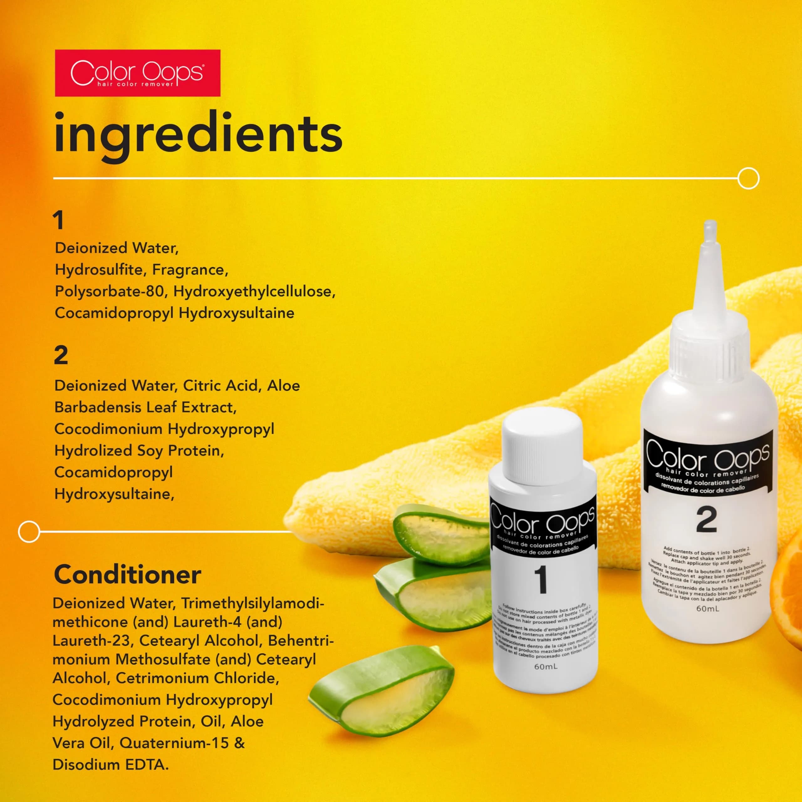 Color Oops Extra Conditioning Hair Color Remover & Reconstructor Conditioner Bundle 236ml (7.92 Fl Oz) | Safely Removes Permanent & Semi-Permanent Dye - view 3