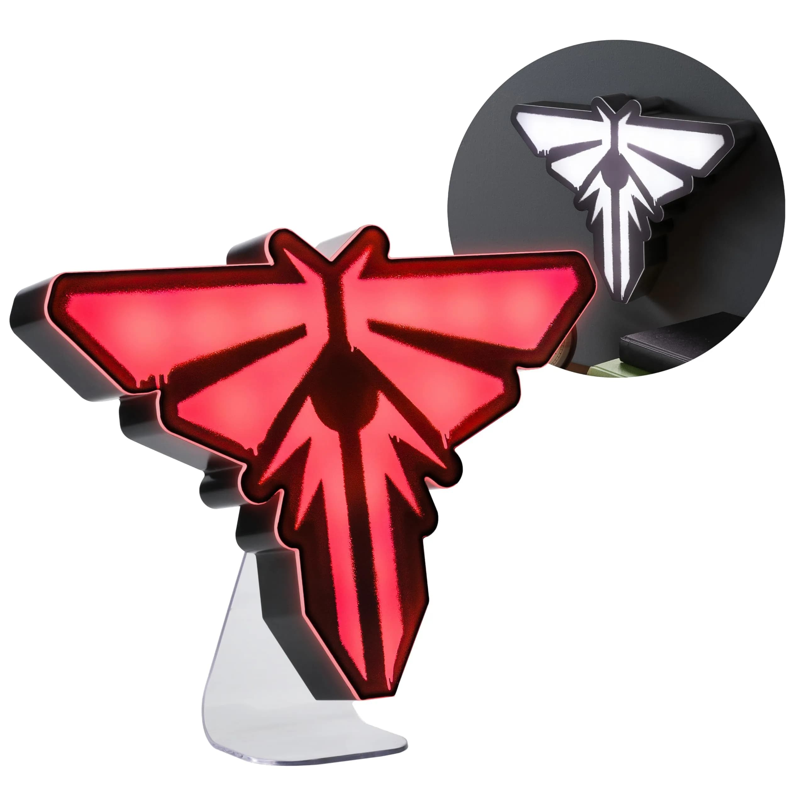 Paladone The Last of Us Firefly Logo Light | Neon Nightlight & Decor, 27.5cm, Multicolor