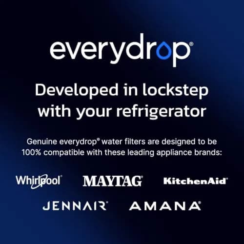 everydrop by Whirlpool Refrigerator Water Filter A EDRARXD1 220V Compatible 1-Pack | NSF Certified to Reduce 75 Contaminants thumbnail 6