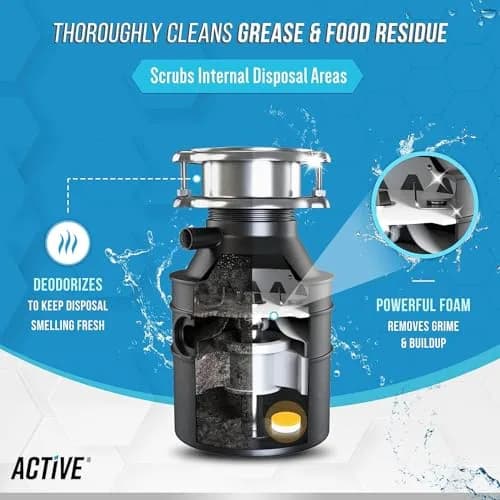 ACTIVE Washer Dishwasher Disposal & Coffee Cleaner Tablets 96 Tabs (2.27 kg / 5 lb) | Year Supply for All Appliances thumbnail 8