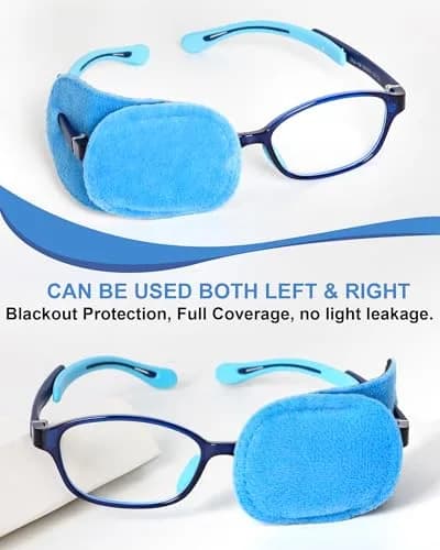 VEEJION 6PCS Eye Patches for Glasses | Medical Lazy Eye Treatment for Left & Right Eyes thumbnail 3
