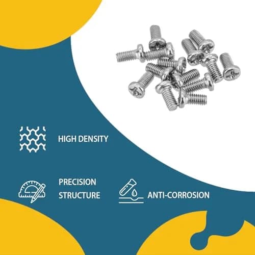 woshilaoDS 1000 Pcs Tiny Screws Assortment Kit | M1.6-M3 Round Head Mini Screws for Electronics, Laptop, Glasses Repair thumbnail 5