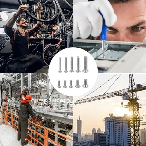 woshilaoDS 1000 Pcs Tiny Screws Assortment Kit | M1.6-M3 Round Head Mini Screws for Electronics, Laptop, Glasses Repair thumbnail 7