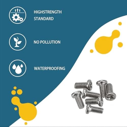 woshilaoDS 1140 Pcs Tiny Screws Assortment Kit M1.4-M3 | Carbon Steel Mini Screws for Electronics & Watches thumbnail 4