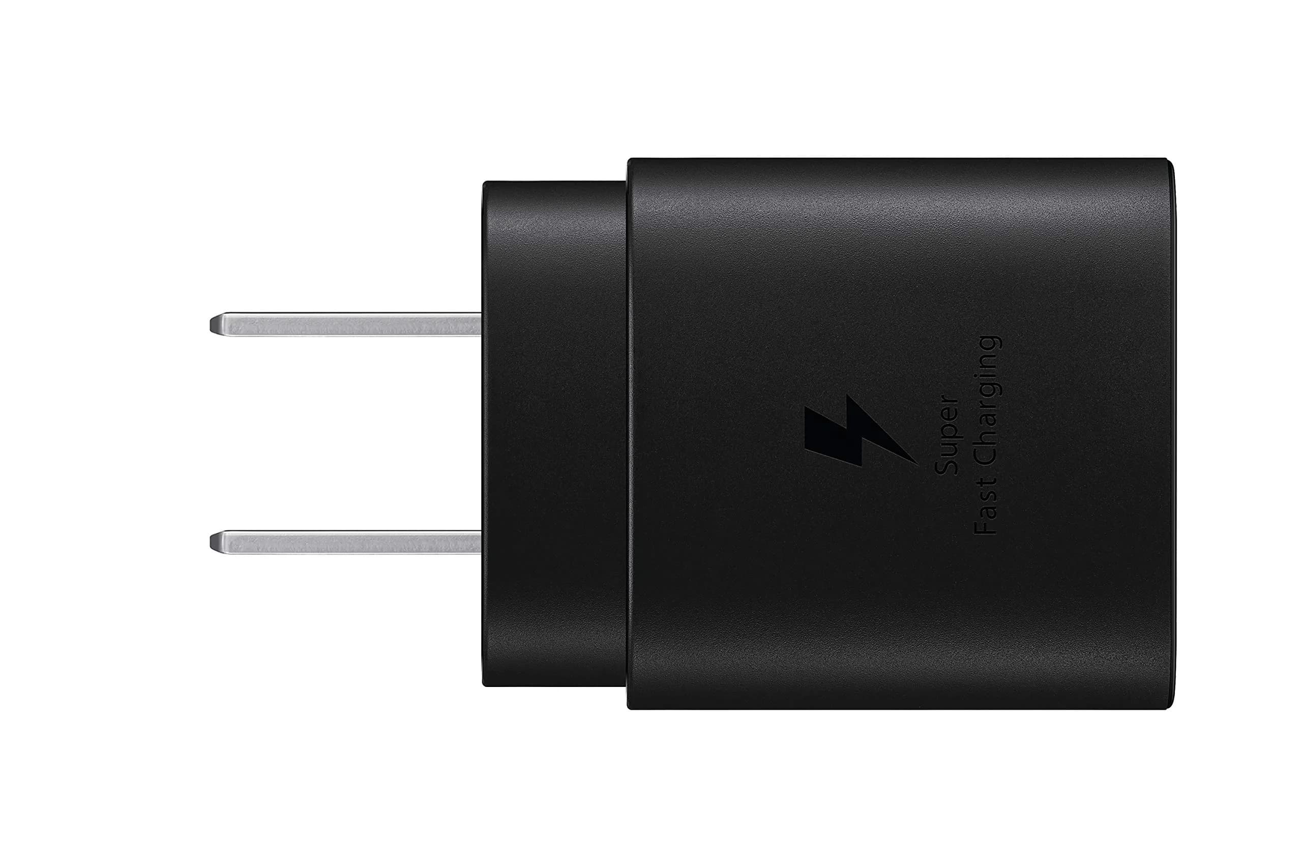 Samsung 25W USB-C Super Fast Charging Wall Charger, Black, Single Port, Pack of 4, With Cable - view 3
