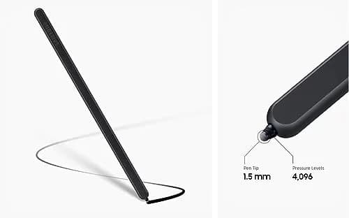 Befzygwk Galaxy Z Fold 6 S Pen Fold Edition Replacement Black | Compatible with Samsung Galaxy Z Fold 6 5G, Slim 1.5mm Tip, 4096 Pressure Levels thumbnail 4