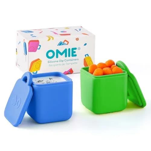 Omie OmieBox UP Leakproof Dip Containers 2 Pack 118ml (4 Fl Oz) | Perfect for Kids' Lunches thumbnail 1