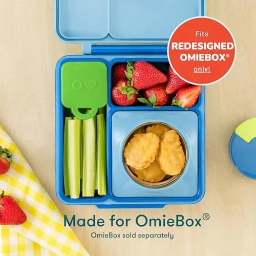 Omie OmieBox UP Leakproof Dip Containers 2 Pack 118ml (4 Fl Oz) | Perfect for Kids' Lunches thumbnail 2