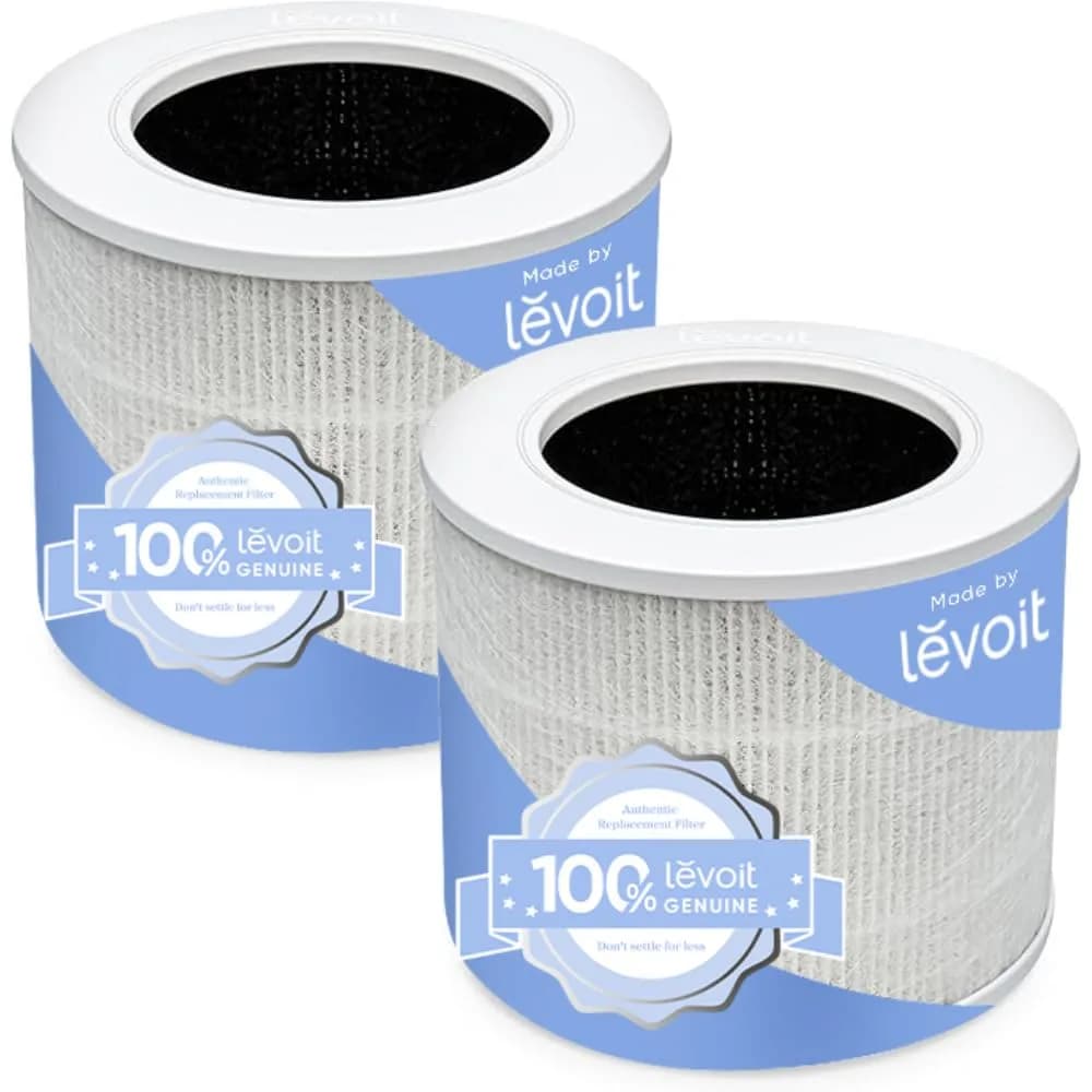 Levoit Core Mini-P Air Purifier Replacement Filter 2 Pack | AHAM Verified True HEPA Filtration - main product image