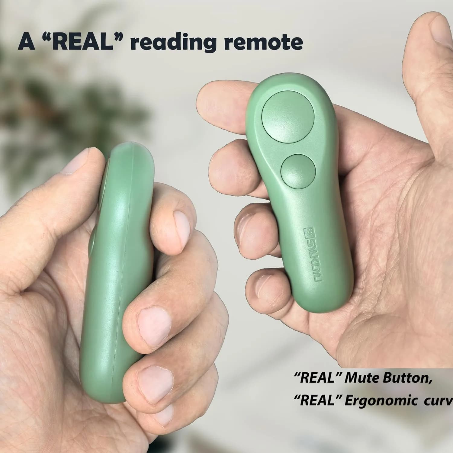 SK SYUKUYU RF Remote Control Page Turner for Kindle, iPad, iPhone, Android Tablets, Surface - Green | Hands-Free Reading & Photography - view 2