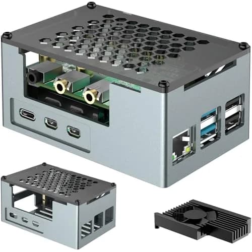 InnoMaker Aluminum Alloy Case for Raspberry Pi 5 | Dual Cooling & Compatibility (110 chars) thumbnail 2