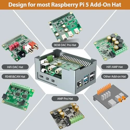 InnoMaker Aluminum Alloy Case for Raspberry Pi 5 | Dual Cooling & Compatibility (110 chars) thumbnail 3