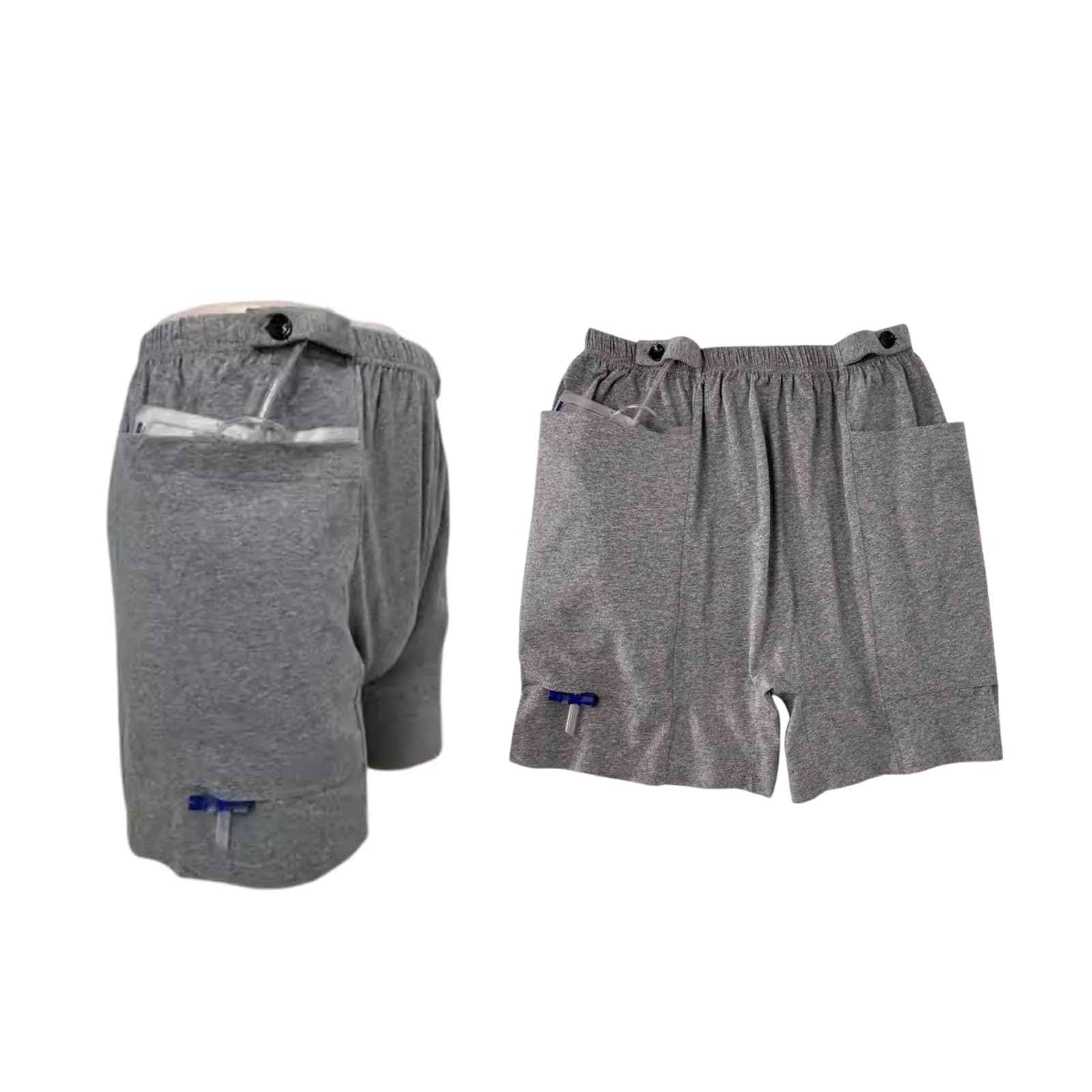 Lmaray Ostomy Drainage Bag Shorts for Men and Women 2XL | Discreet Urine Bag Pants — 2XL