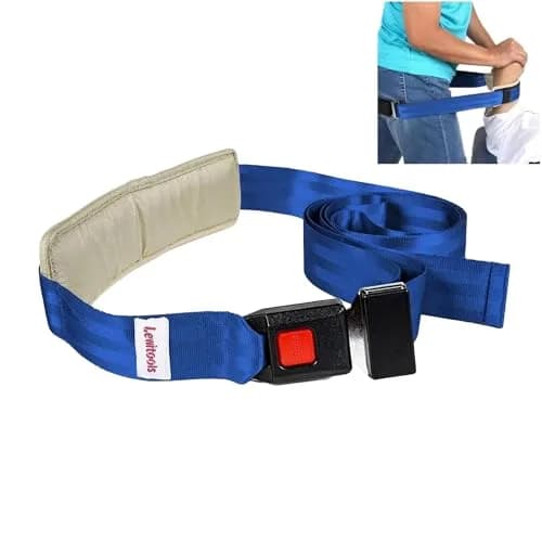 Lewitools Mobilization with Movement (MWM) Belt with Adjustable Pad 2.44 m (8 ft) | Physical Therapy Strap for Joint Mobility thumbnail 1