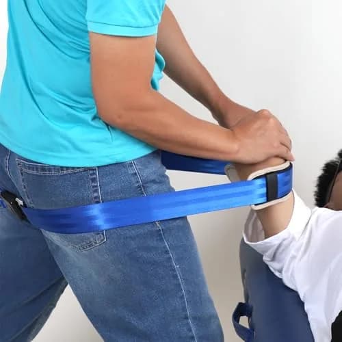Lewitools Mobilization with Movement (MWM) Belt with Adjustable Pad 2.44 m (8 ft) | Physical Therapy Strap for Joint Mobility thumbnail 7