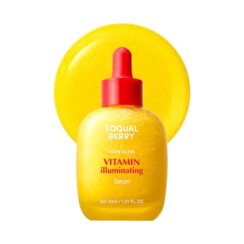 EQQUALBERRY Vitamin Illuminating Serum | Niacinamide 4% & TXA | Brightening Vitamin C Serum for Face Glow with Hyaluronic Acid, 1.01 Fl Oz (30ml) - main product image