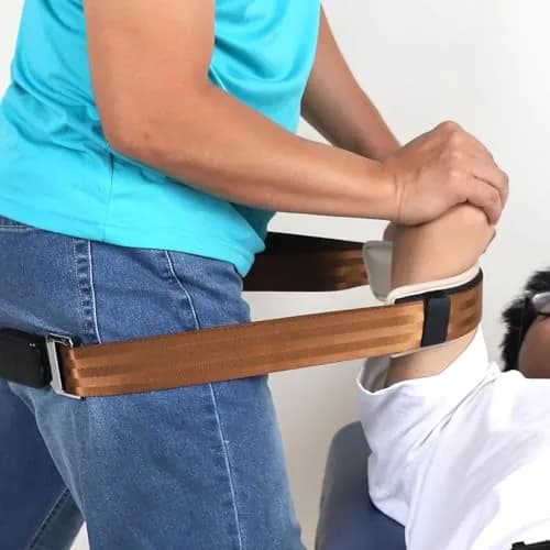 Lewitools Mobilization Belt with Adjustable Pad & Quick-Release Buckle | 300 cm (9.8 ft) Therapy Strap for Movement Practice thumbnail 8