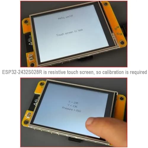 DIYmalls 2.8 inch ESP32-2432S028R Display Resistive Touchscreen LCD + Case | 320x240 TFT with 5V Power thumbnail 6