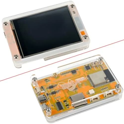 DIYmalls 2.8 inch ESP32-2432S028R Display Resistive Touchscreen LCD + Case | 320x240 TFT with 5V Power thumbnail 2