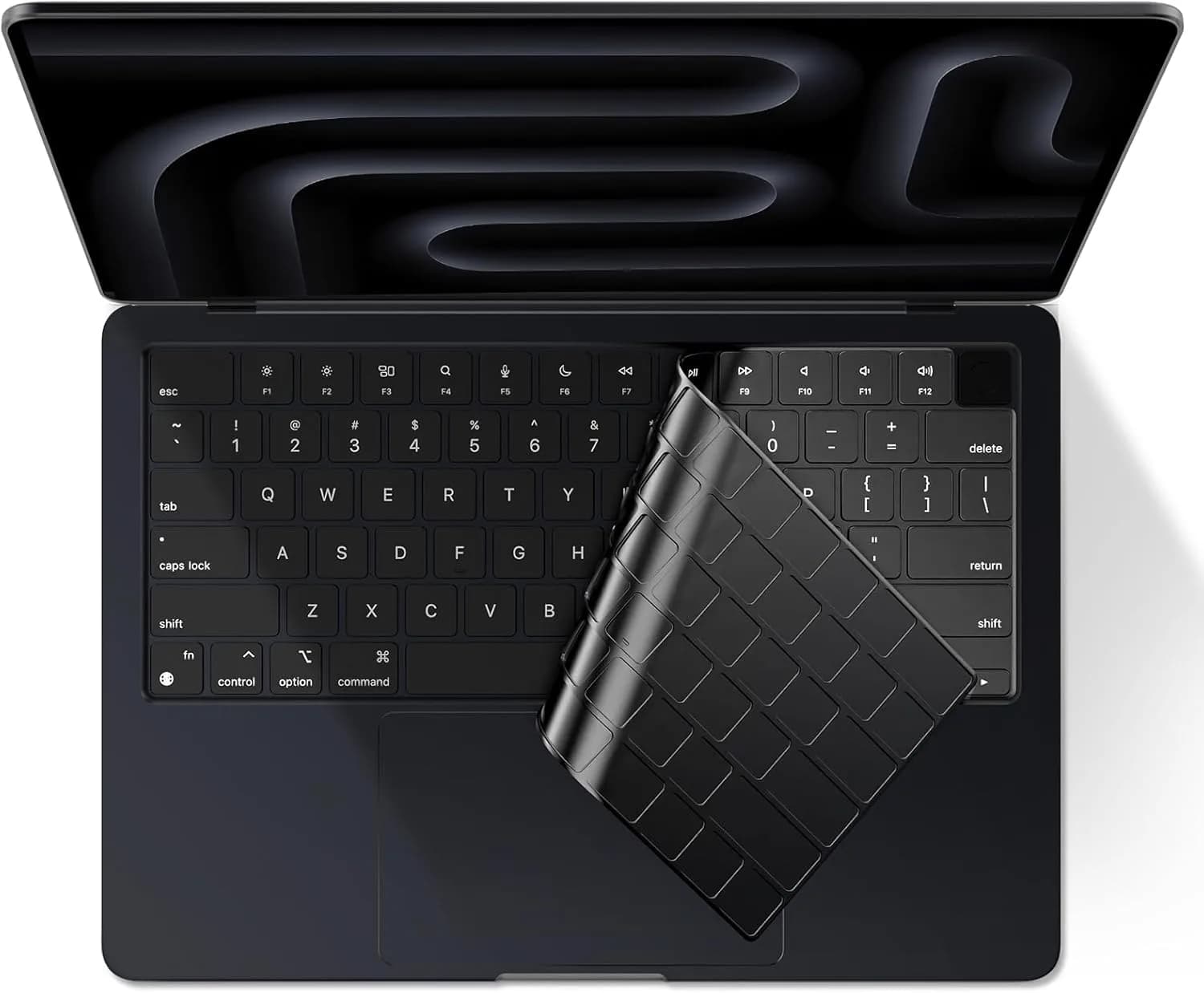 EooCoo Clear Keyboard Cover Skin Protector for MacBook Pro 14/16" & Air 13/15" | Ultra-Thin TPU — Tinted Clear