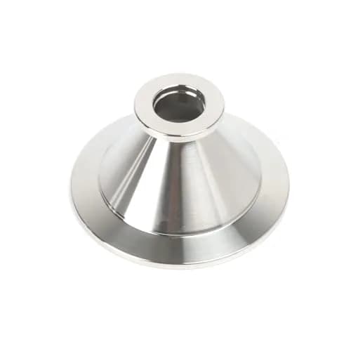 QMINOX SS304 Vacuum Conical Reducer KF adaptor fittings KF-50 to KF-16 | Stainless Steel Vacuum Fitting thumbnail 1