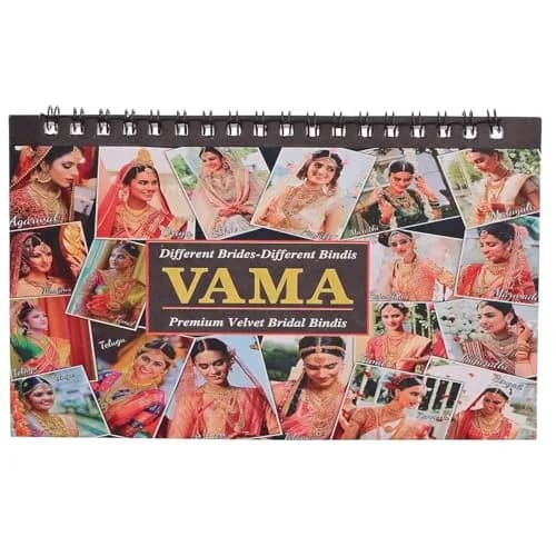 VAMA Multicolour Small Stone Indian Bindis Booklet 252 Pcs | Traditional Face Jewelry for Festivals & Parties thumbnail 6