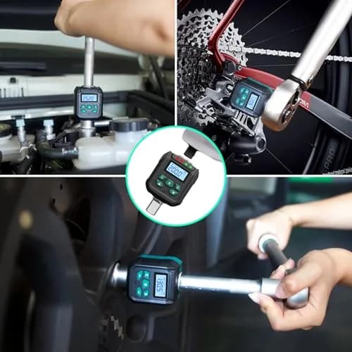 XLIT 1/2" Digital Torque Wrench Adapter 4.4-147.5 ft-lb (6-200 Nm) | High-Accuracy Automotive Tool thumbnail 4