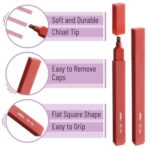 Mr. Pen Aesthetic Highlighters No Bleed, 8 Pack, Assorted Pastel Colors | Chisel Tip, Fast Dry, Journaling & School Supplies thumbnail 4