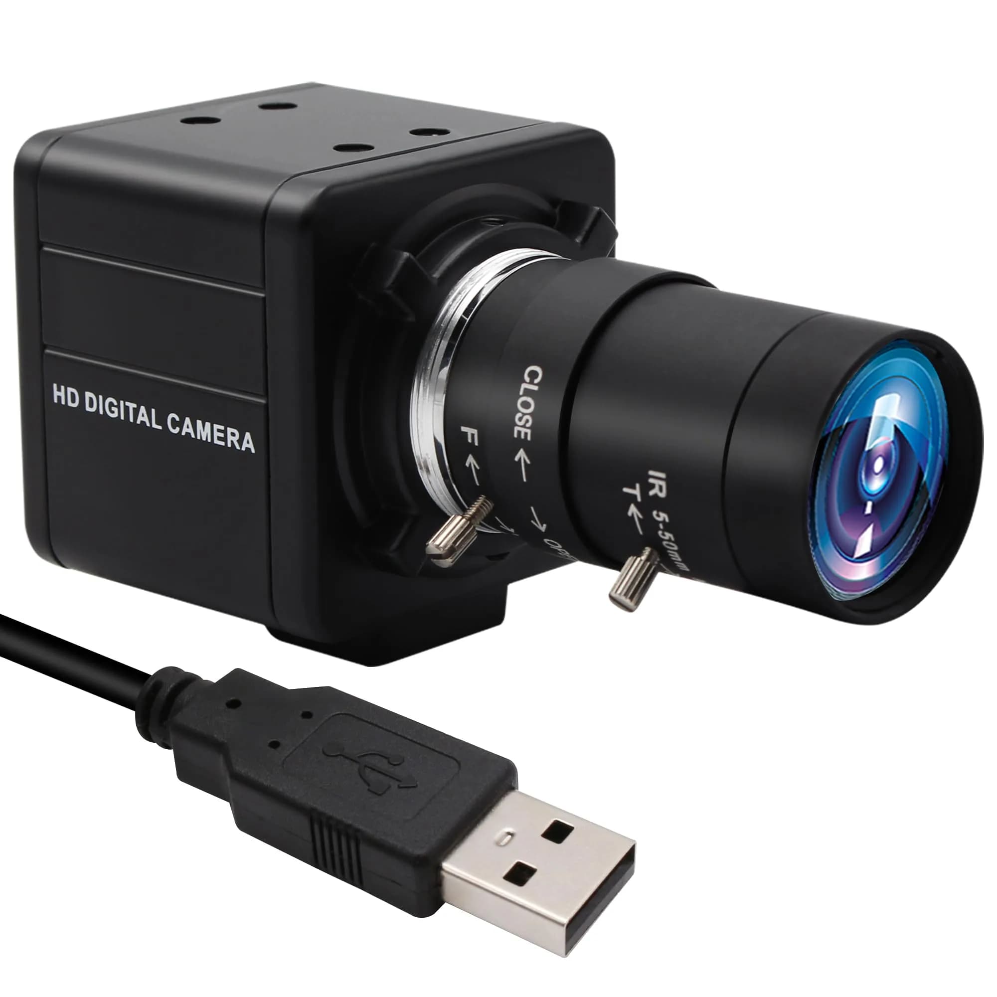 MMlove 8MP USB Camera 10X Optical Zoom | 30fps High Speed Support for PC & Mobile