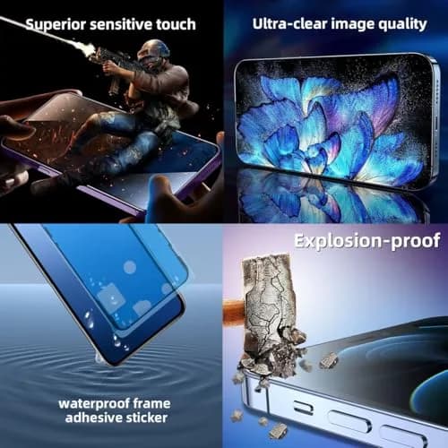 SIMDOG iPhone 13 Pro Max Screen Replacement Kit,6.7" Full HD | Compatible with A2484, A2641, A2644, A2645, A2643 thumbnail 5