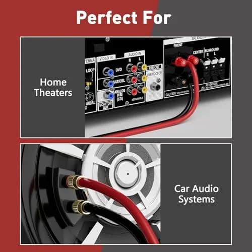 HiFind 12/2 Gauge 15 FT Red Black Hookup Electrical Wire Cable | 12V/24V DC, Flexible Speaker Wire for Car & Home thumbnail 6