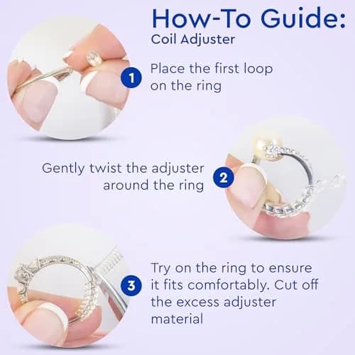 5 STARS UNITED Ring Sizers for Loose Rings - 15-Piece Kit with US Sizes 1-17 Gauge & Adjusters | Secure Fit for All Rings thumbnail 4
