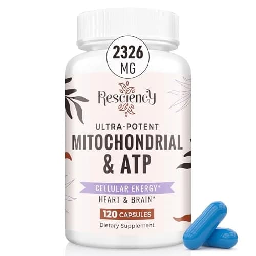 Resciency 2326 MG mitochondrial supplement 120 capsules | Organic energy & endurance support thumbnail 1