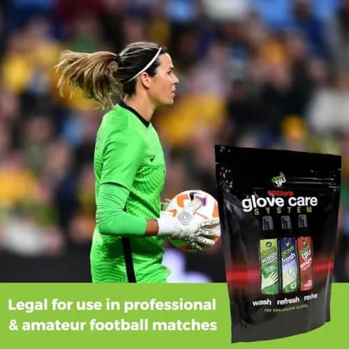 gloveglu Glove Care System Bundle | Premium Wash, Fresh Deodorizer & MEGAgrip Spray 4.05 fl oz Each | Goalkeeper Glove Cleaning & Grip Revival System (Pack of 3) thumbnail 7