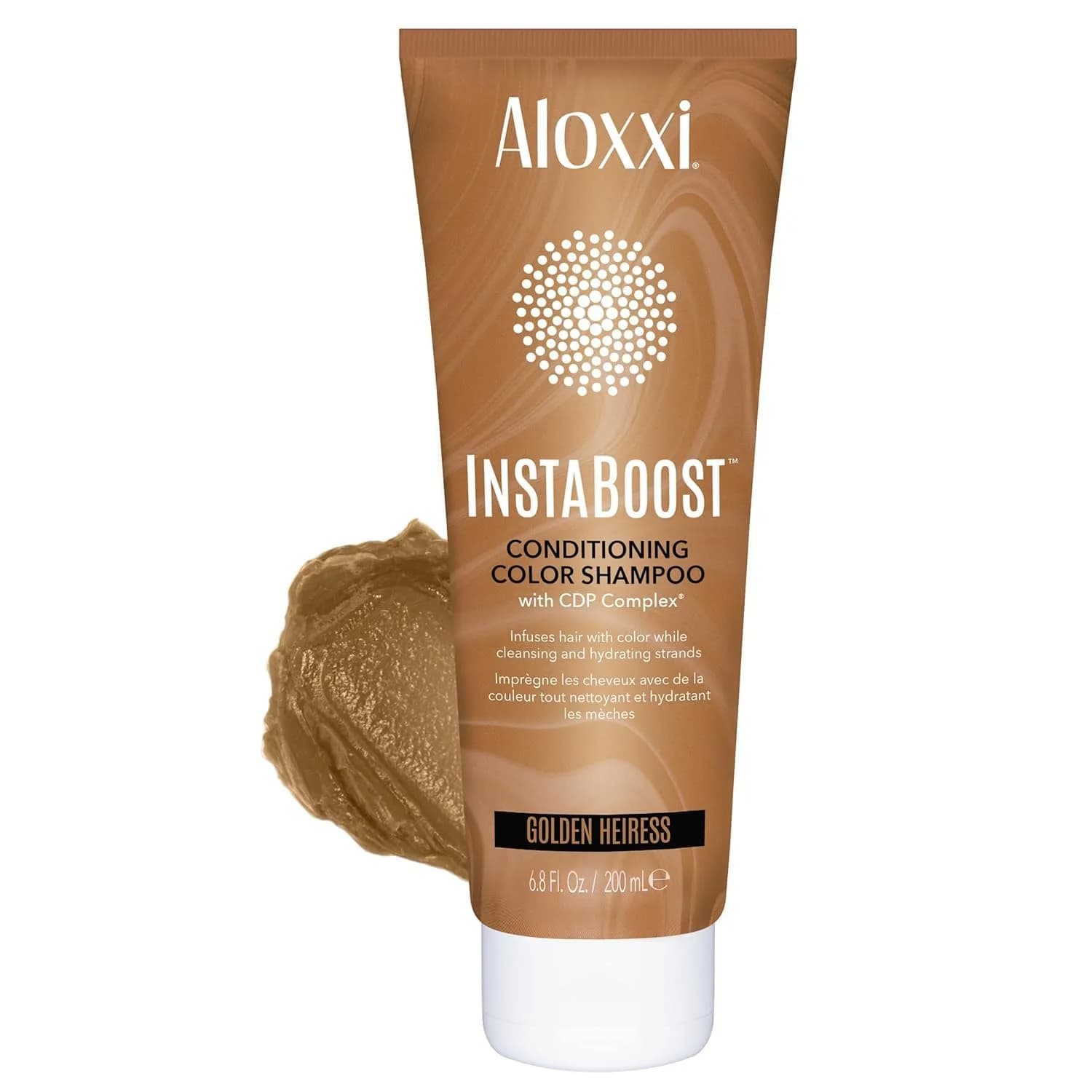 ALOXXI InstaBoost Conditioning Color Shampoo in Golden Heiress 6.8 Fl Oz | Hydrates & Refreshes Blonde Tones