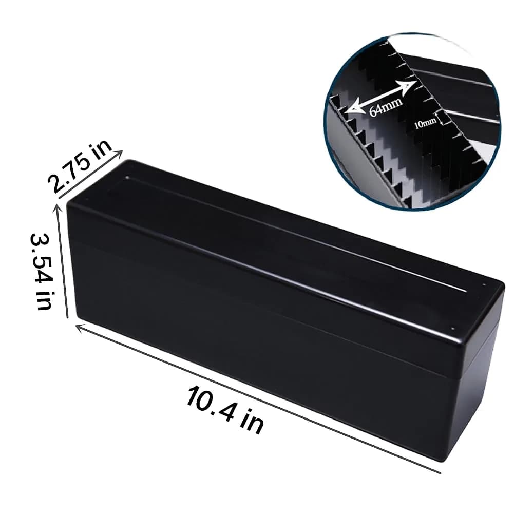 Ettonsun 20-Slot Coin Slab Storage Box 255g (9 oz) | Holds NGC, PCGS, PMG Slabs Securely - view 2